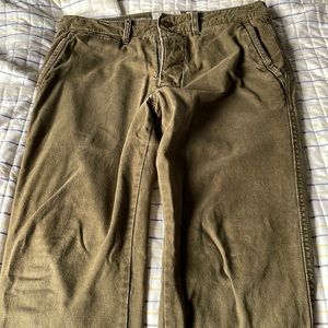 Abercrombie & Fitch Men’s Olive Green Pants